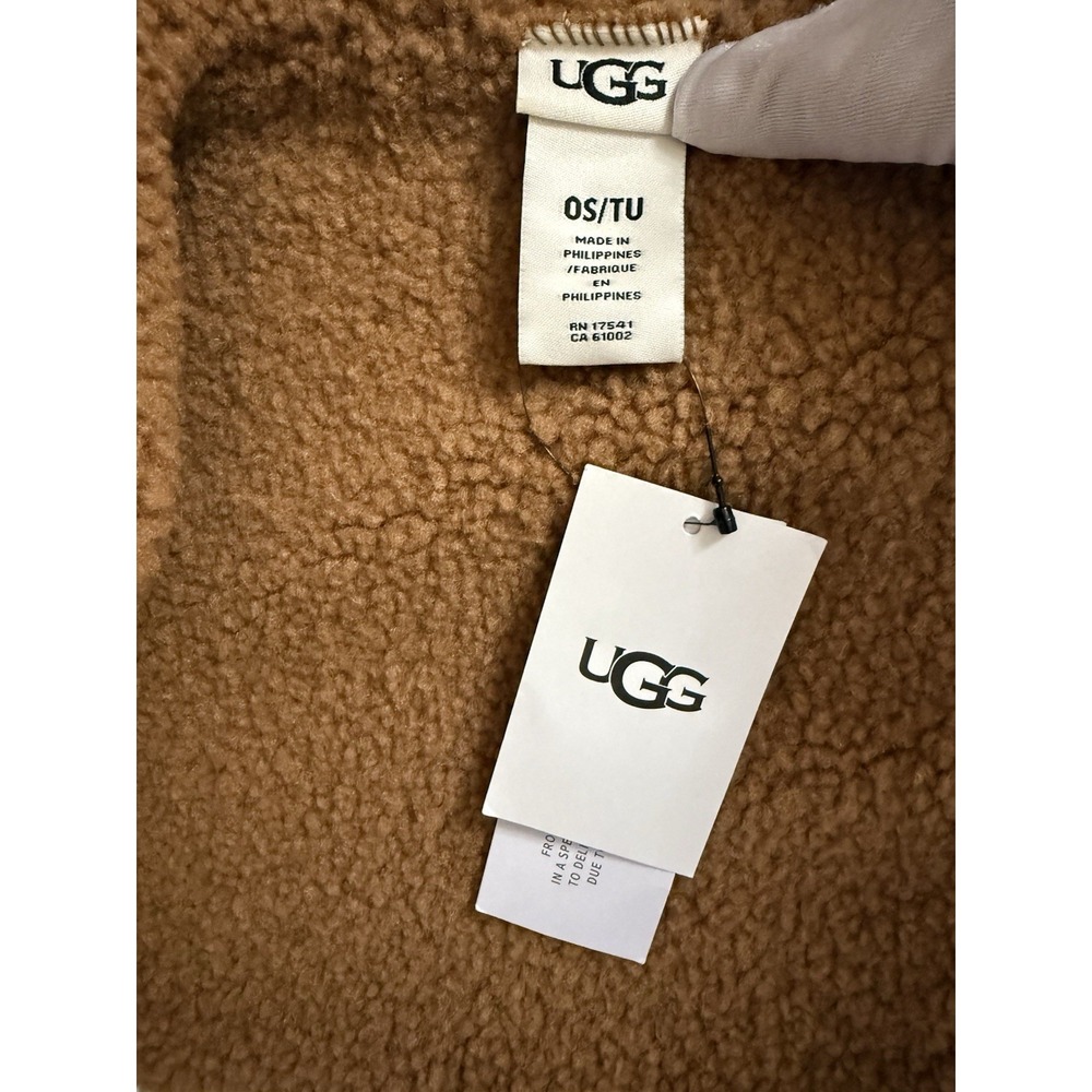 NWT Ugg UGGfluff Scalloped Women's Scarf Plush Fleece 9 3/4"X79" - Picture 3 of 6